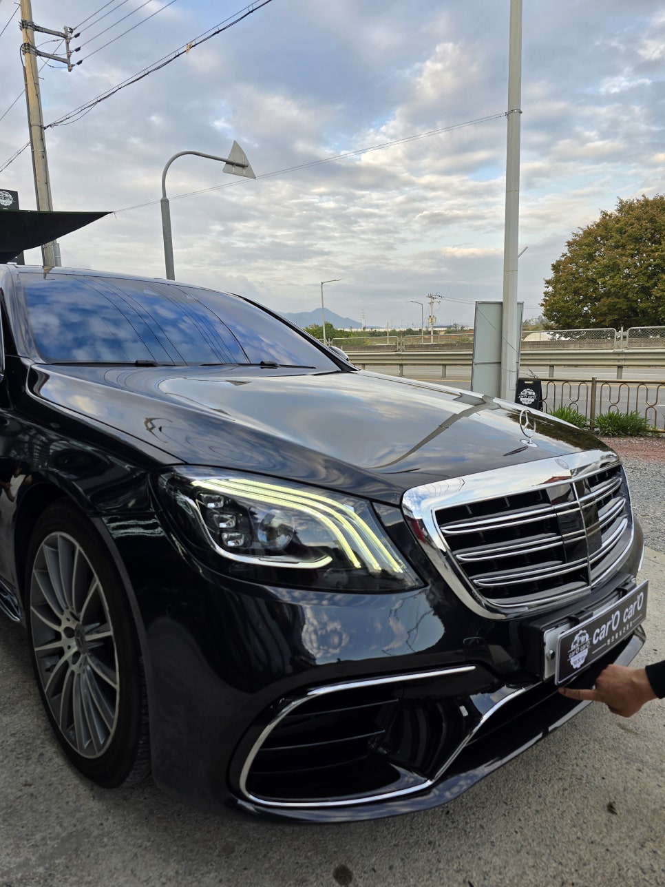 벤츠 w222 s350d - 컨버전 정품라이트, 63amg 바디킷 & 3d부메스터