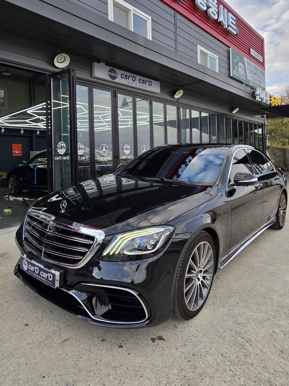 벤츠 w222 s350d - 컨버전 정품라이트, 63amg 바디킷 & 3d부메스터