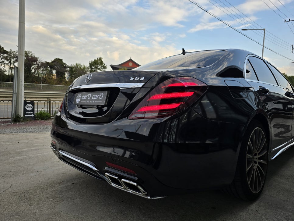 벤츠 w222 s350d - 컨버전 정품라이트, 63amg 바디킷 & 3d부메스터