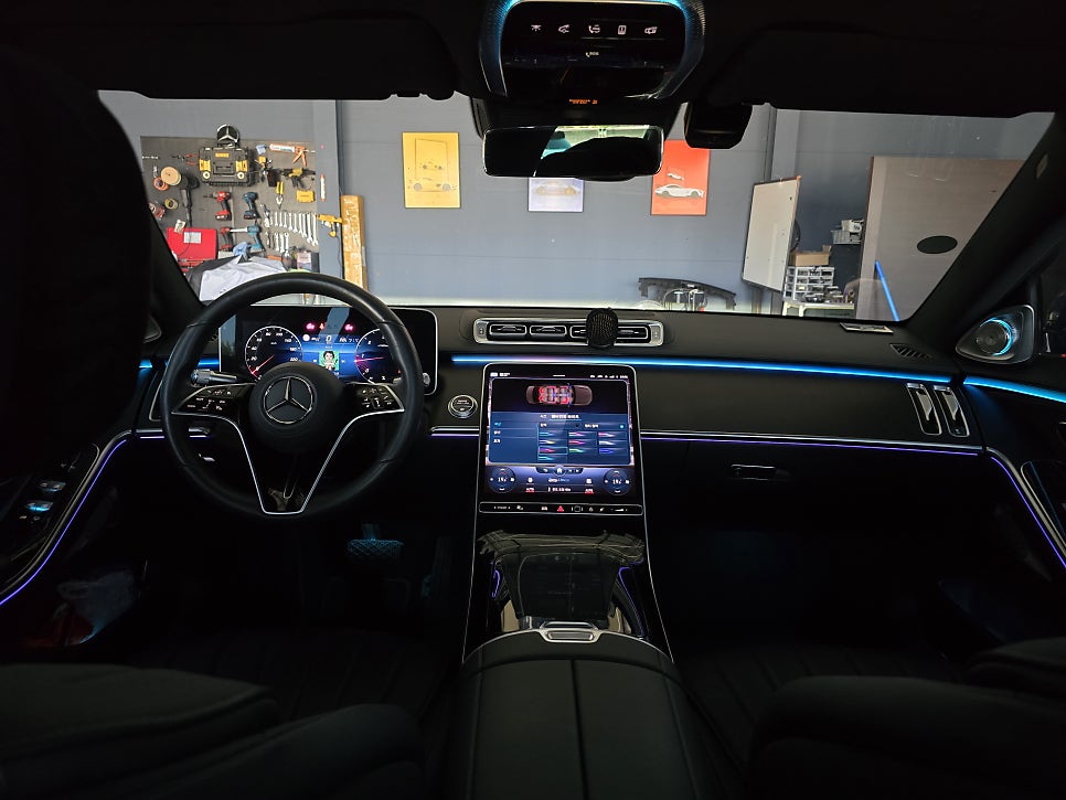 벤츠 w223 s350d -  액티브 엠비언트 & 4d 부메스터  " 이 조합 찬성입니다 !! "