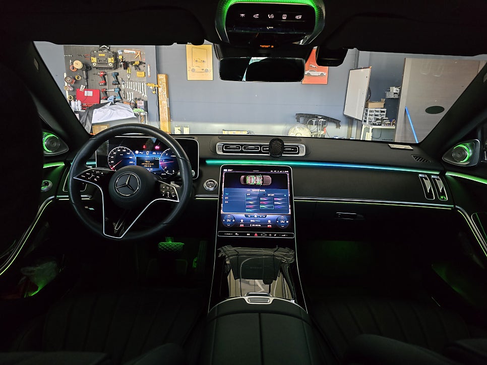벤츠 w223 s350d -  액티브 엠비언트 & 4d 부메스터  " 이 조합 찬성입니다 !! "