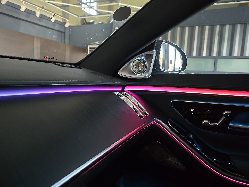 벤츠 w223 s350d -  액티브 엠비언트 & 4d 부메스터  " 이 조합 찬성입니다 !! "