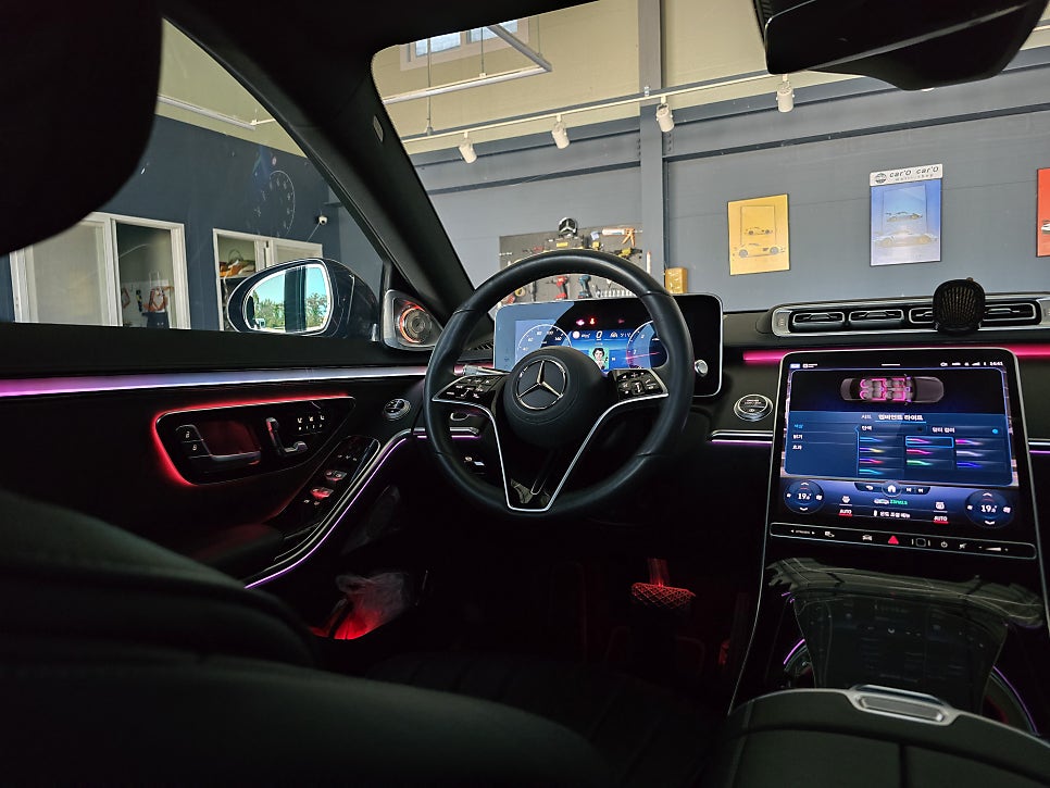 벤츠 w223 s350d -  액티브 엠비언트 & 4d 부메스터  " 이 조합 찬성입니다 !! "