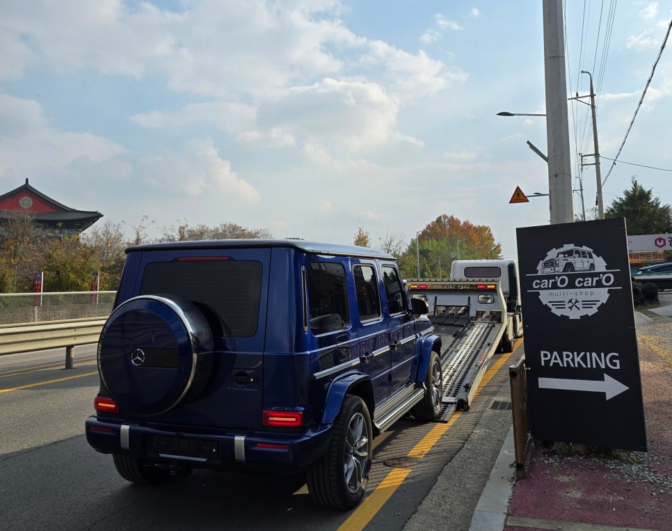 광주 벤츠 지바겐 튜닝 ] 새로워진 벤츠 g450d - 전동 사이드 스텝