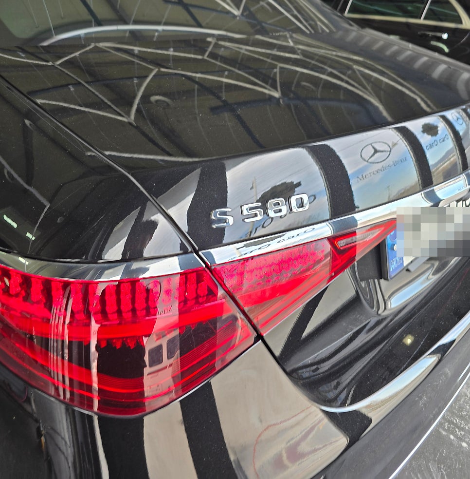 벤츠 w223 s580 - 액티브 엠비언트 & 피아노 락커트림 애프터 조합으로 가성비있게 시공해요 !!!