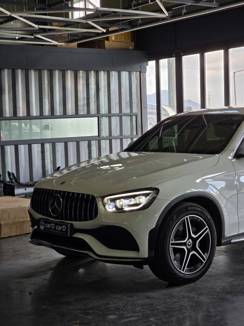 벤츠x253 glc - 세로 그릴, 송풍구 엠비언트, 도어스팟