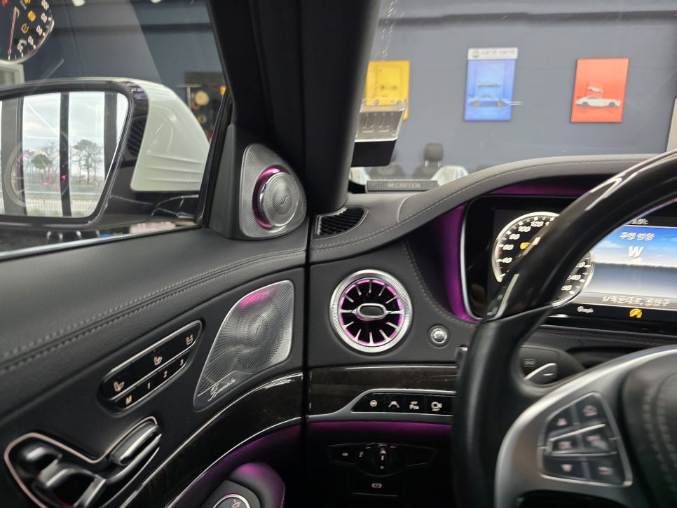 벤츠 s350d - 송풍구 엠비언트 " S클래스에 송풍구 엠비언트가 없다구요.?? "
