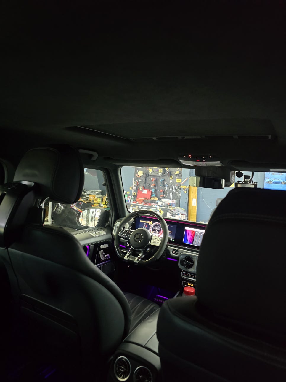 벤츠 G63amg - 천장 부메스터, 송풍구 엠비언트