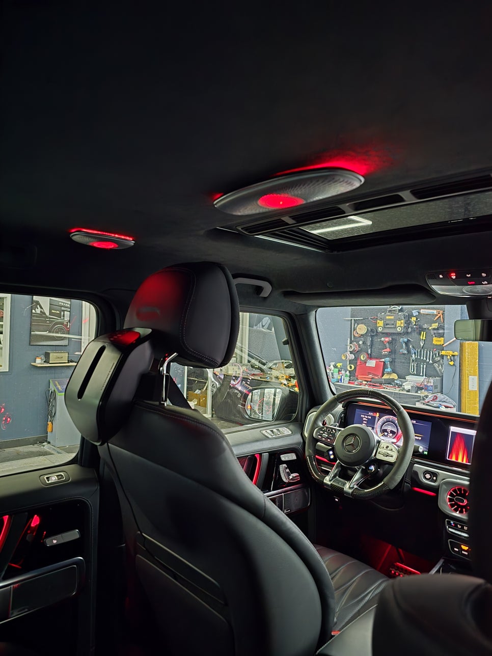 벤츠 G63amg - 천장 부메스터, 송풍구 엠비언트