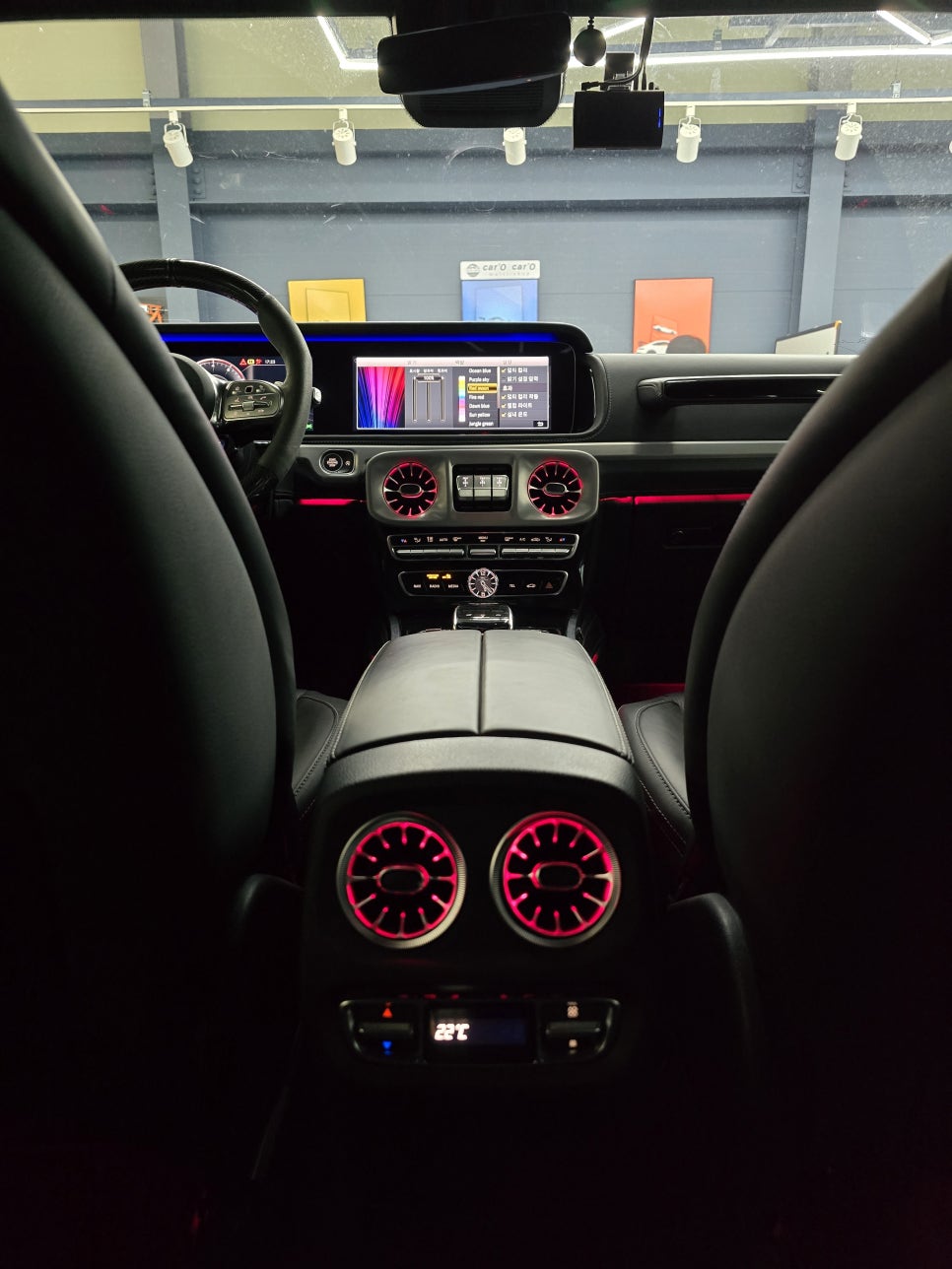벤츠 G63amg - 천장 부메스터, 송풍구 엠비언트
