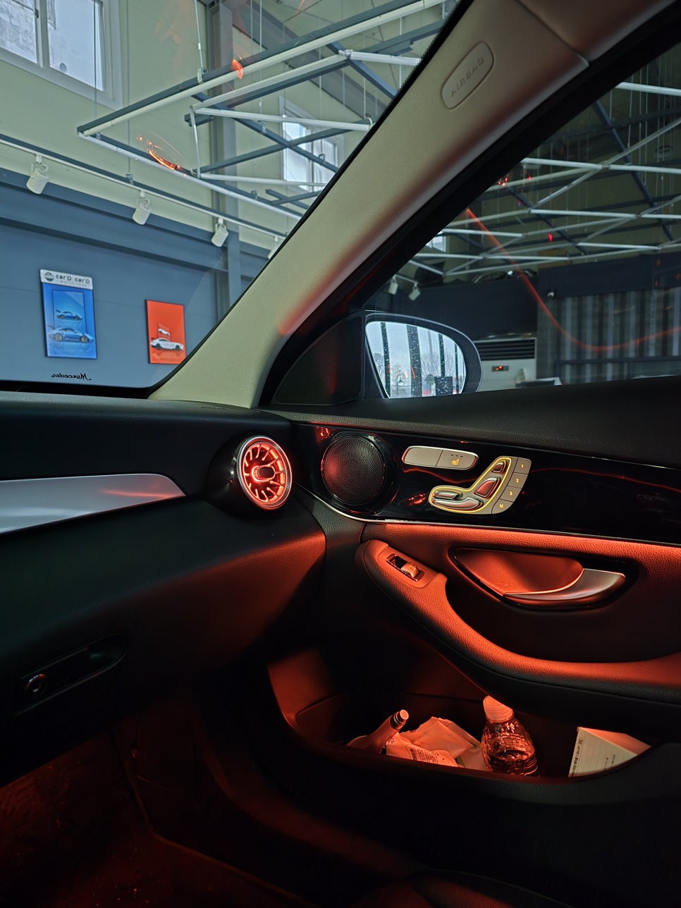 벤츠 w205 c200 - 엠비언트 활성화 및 송풍구 엠비언트  " 실내 감성 튜닝 ~ "
