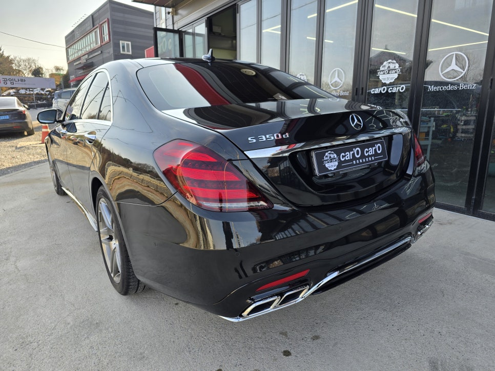 벤츠 w222 amg line 에서 s65 바디킷으로 교체 " 세련되고 웅장한 모습으로 업그레이드 !! "