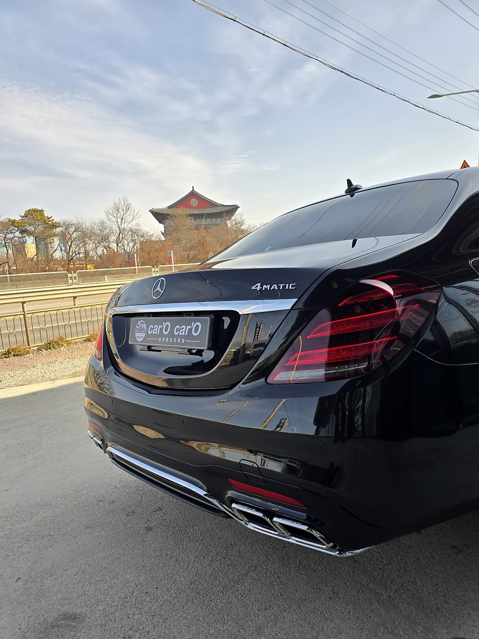 벤츠 w222 amg line 에서 s65 바디킷으로 교체 " 세련되고 웅장한 모습으로 업그레이드 !! "
