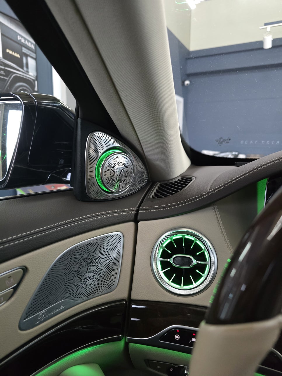 벤츠 w222 s560 - 송풍구 엠비언트, 3D 부메스터 " 실내 엠비언트 꽃을 피우다 ~ "
