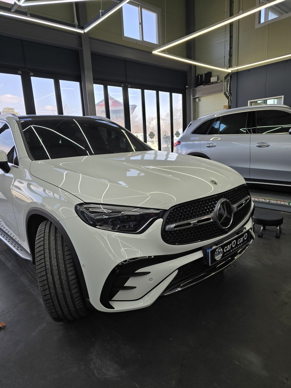벤츠 x254 glc - 정품 AMG line 범퍼 교체로 강력 드레스업 !!!