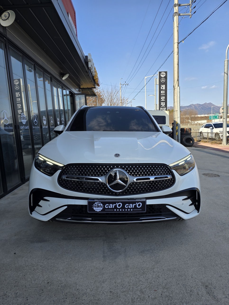 벤츠 x254 glc - 정품 AMG line 범퍼 교체로 강력 드레스업 !!!