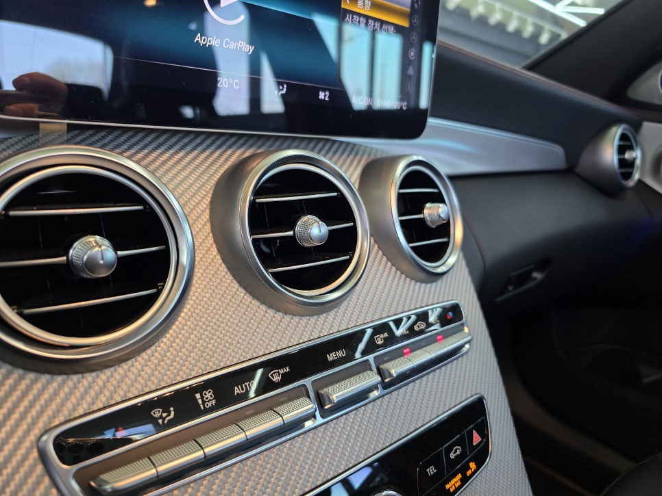 광주 벤츠레트로핏 ] 벤츠 C43amg - 세로그릴 & 송풍구 엠비언트  " 최강 드레스업 ! "