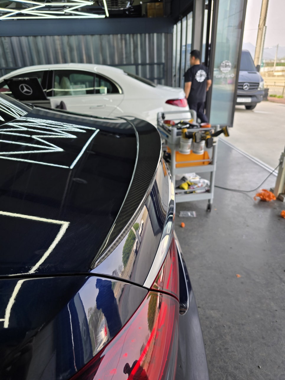 벤츠 e클래스 페리 - 63amg 디퓨저, 드라이 카본 스포일러 " 후면부 드레스업 !! "