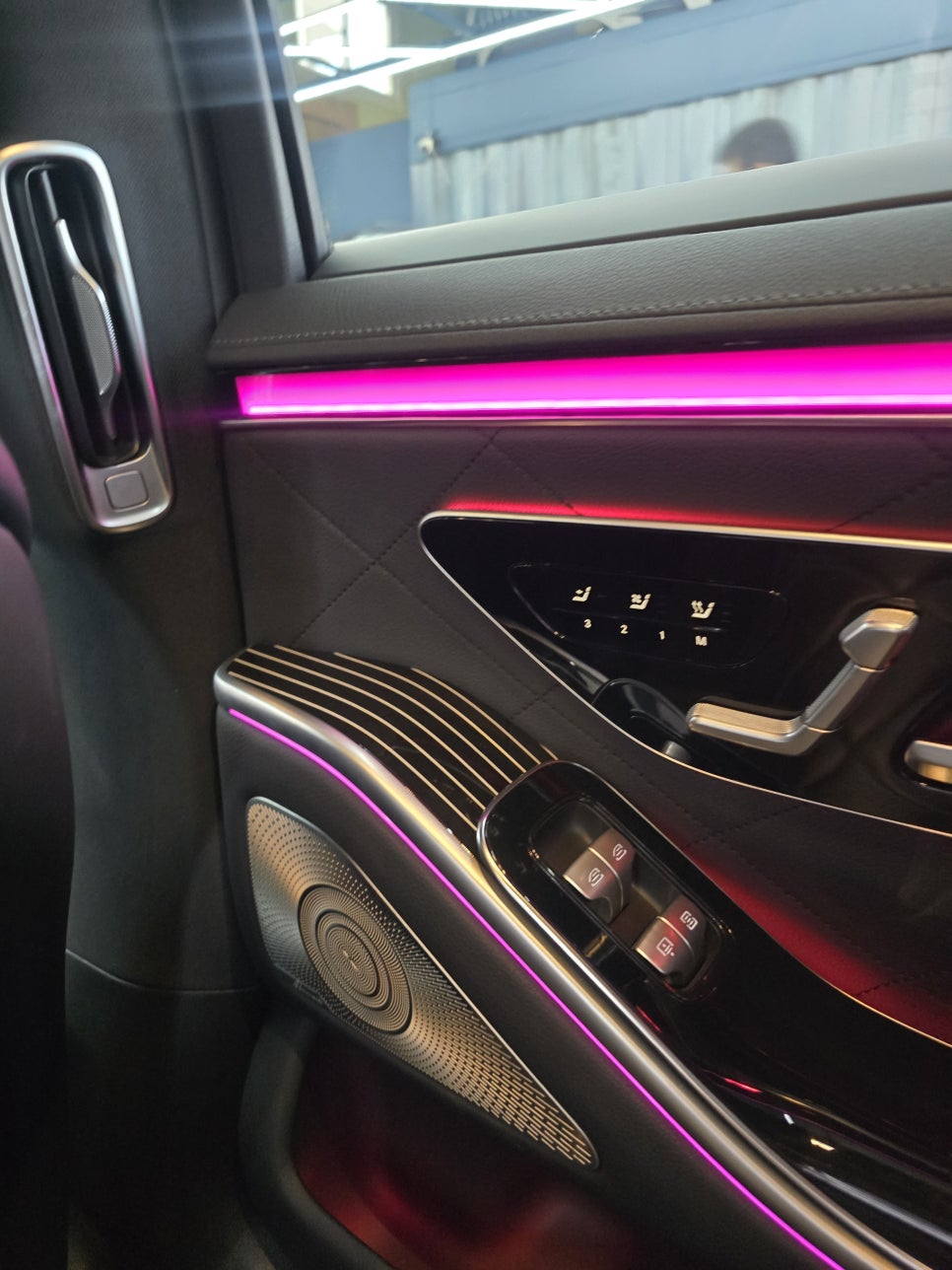 광주 벤츠레트로핏 ] 벤츠 s400d - 피아노 락커트림   " 우아한 실내 인테리어  "
