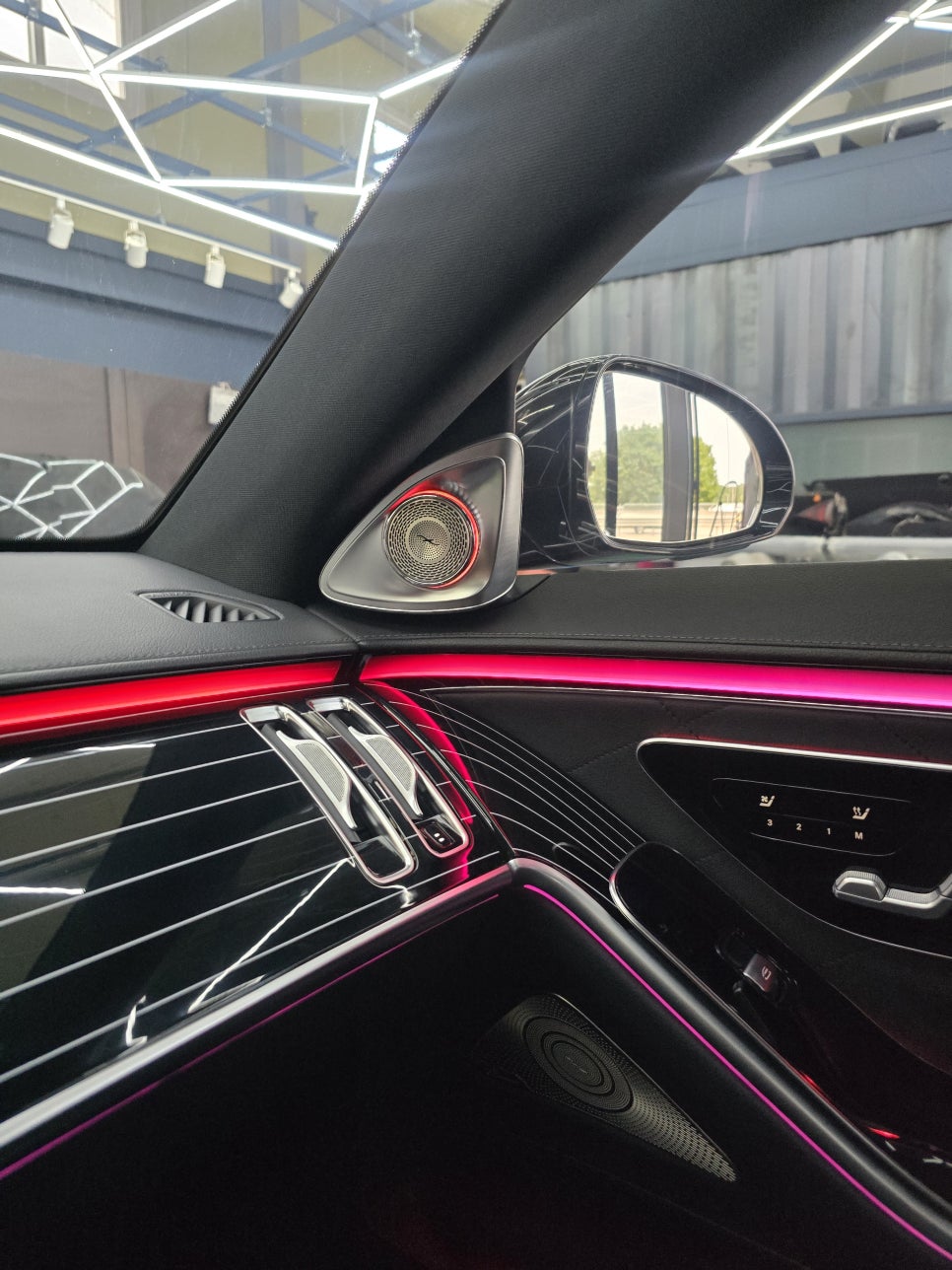 광주 벤츠레트로핏 ] 벤츠 s400d - 피아노 락커트림   " 우아한 실내 인테리어  "