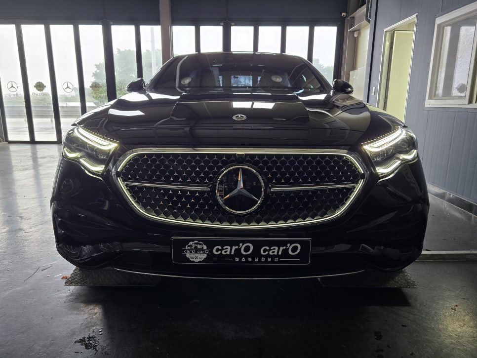 광주 벤츠 레트로핏 그릴 맛집] 벤츠 e300 - amg line 발광그릴   " 코닉 글로우 "