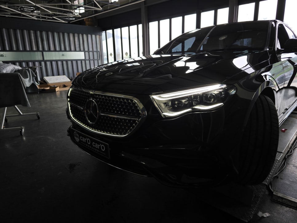 광주 벤츠 레트로핏 그릴 맛집] 벤츠 e300 - amg line 발광그릴   " 코닉 글로우 "