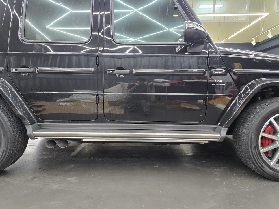벤츠g63amg - 전동 사이드 스텝 시공은 필수죠 !!!