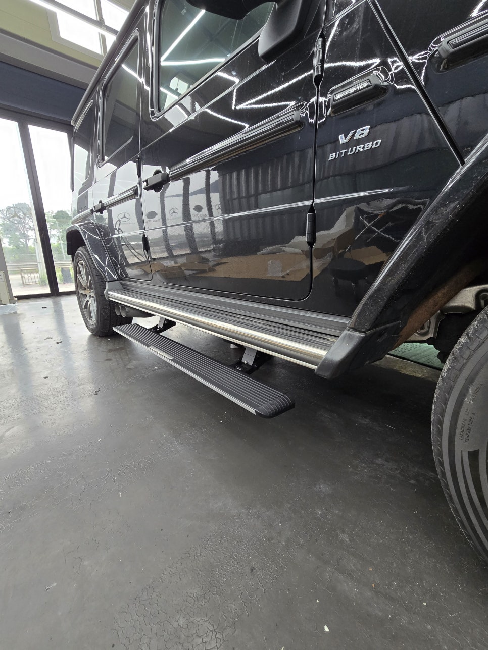 벤츠g63amg - 전동 사이드 스텝 시공은 필수죠 !!!