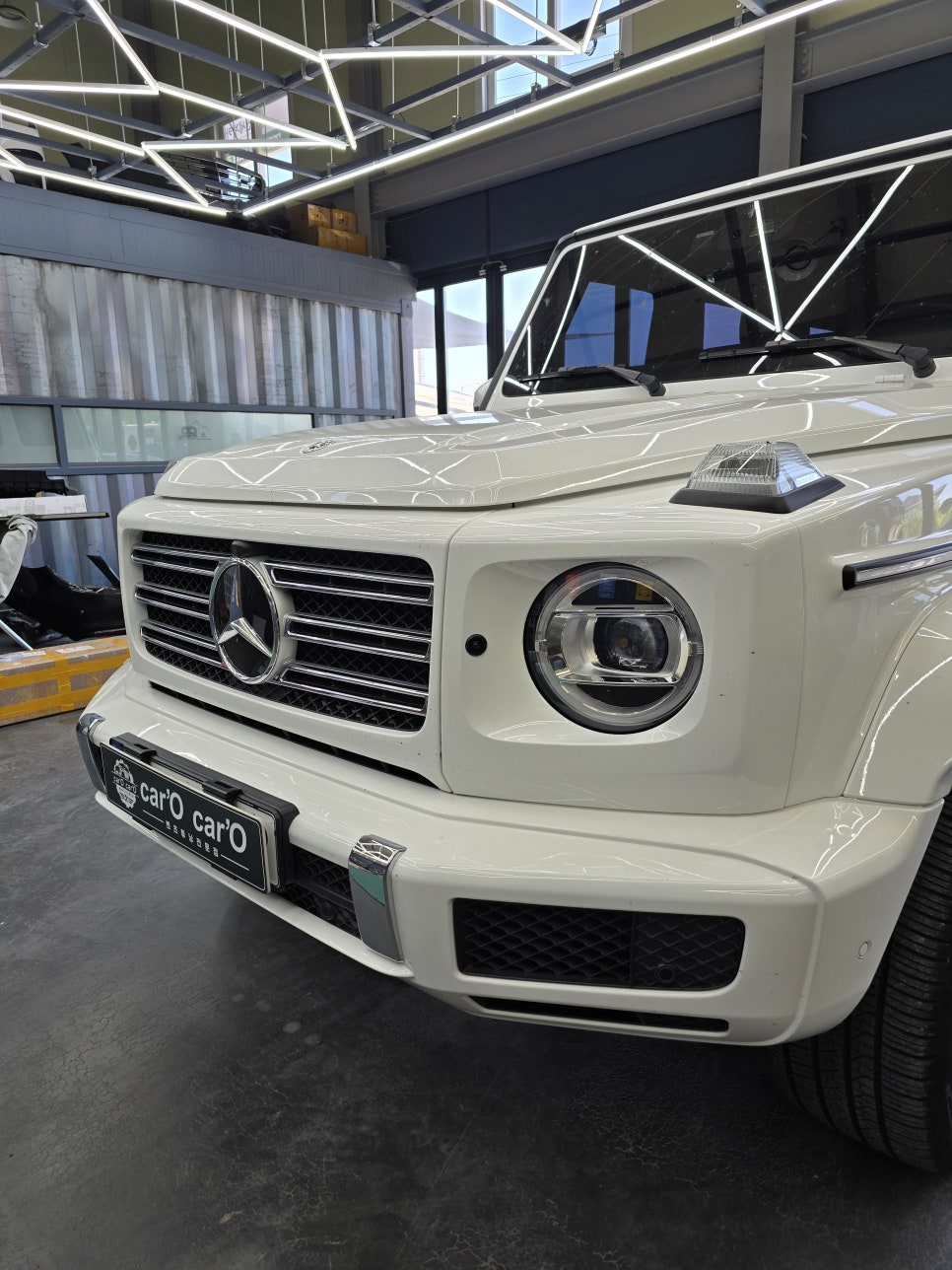벤츠 G400d - 63amg 세로 그릴 장착으로 드레스 업 !!