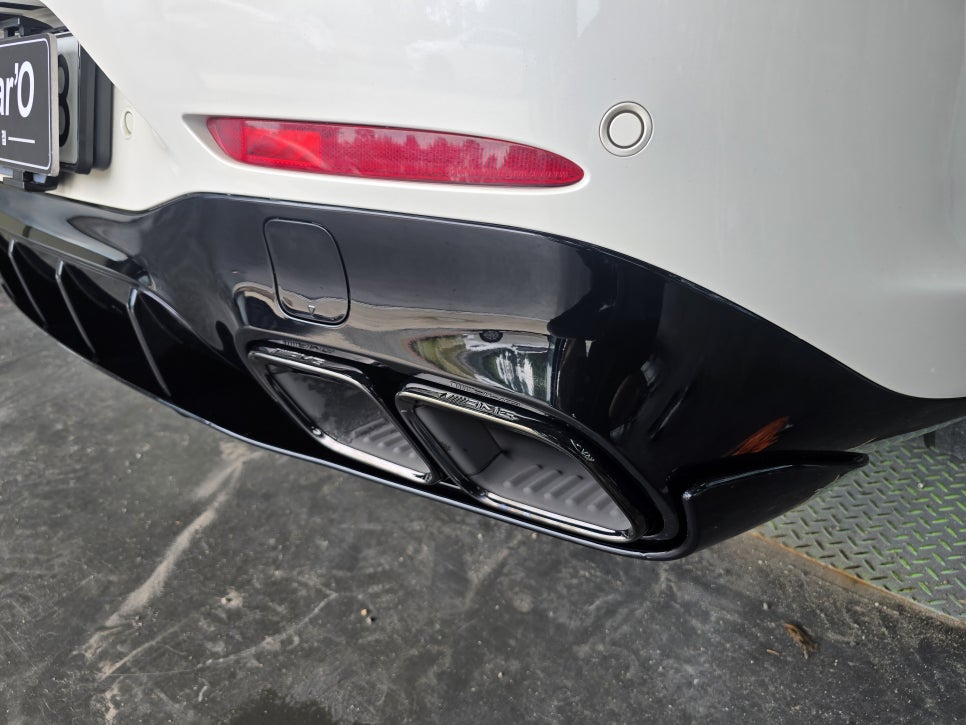벤츠 Gt43 -> Gt63 블랙 디퓨저, 머플러팁 교체