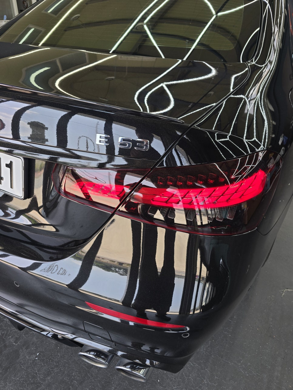 벤츠 e53amg - 송풍구, 미드레인지, 계기판 상단 엠비언트
