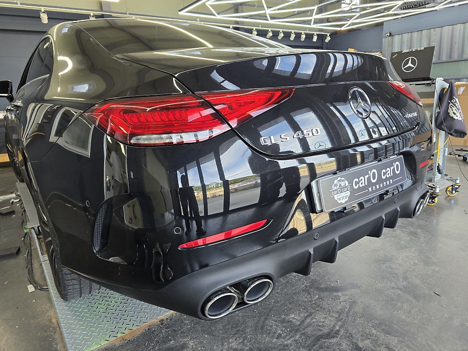 벤츠 cls - 53amg 디퓨저 & 머플러팁 /  세로 그릴