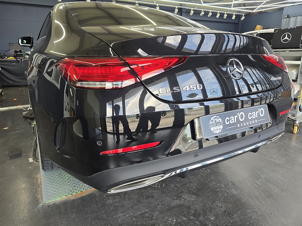 벤츠 cls - 53amg 디퓨저 & 머플러팁 /  세로 그릴