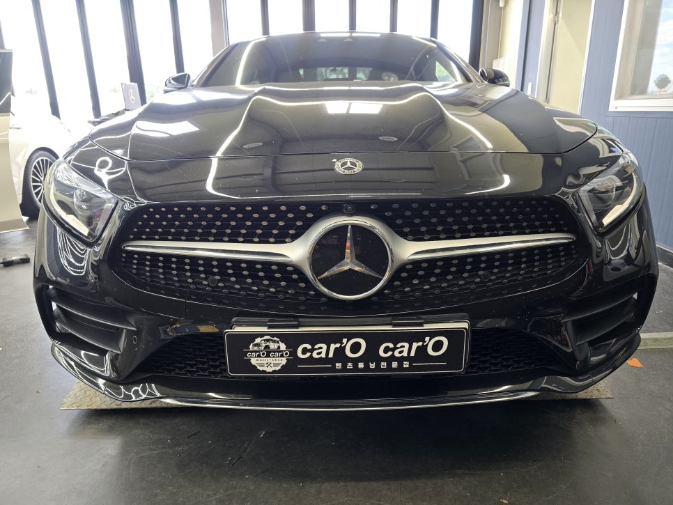 벤츠 cls - 53amg 디퓨저 & 머플러팁 /  세로 그릴