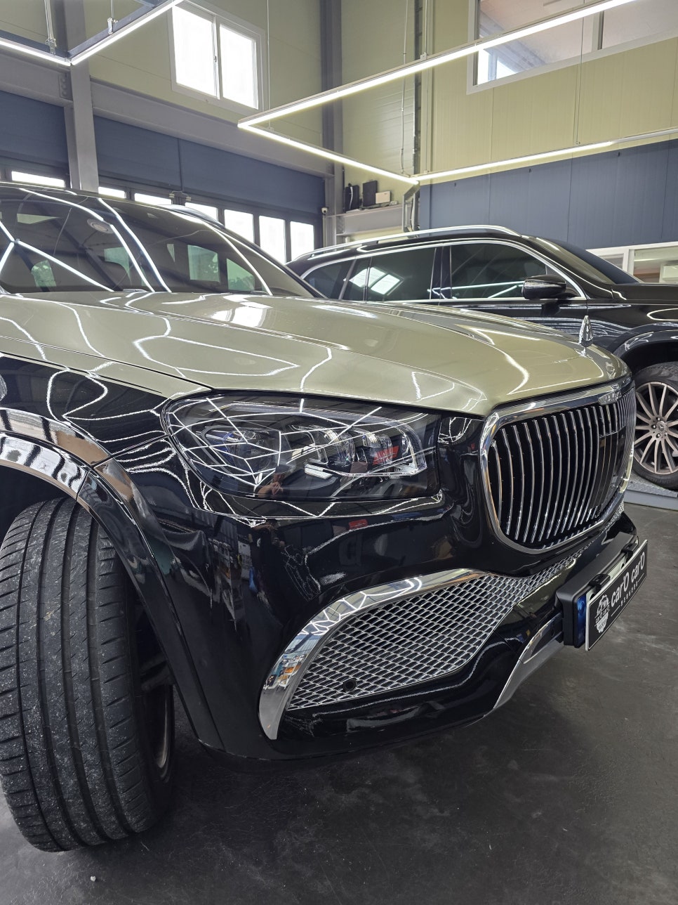 벤츠 gls600 마이바흐 - 후기형 컨버전 " 페리 전에서 페리 후로 업그레이드!! '