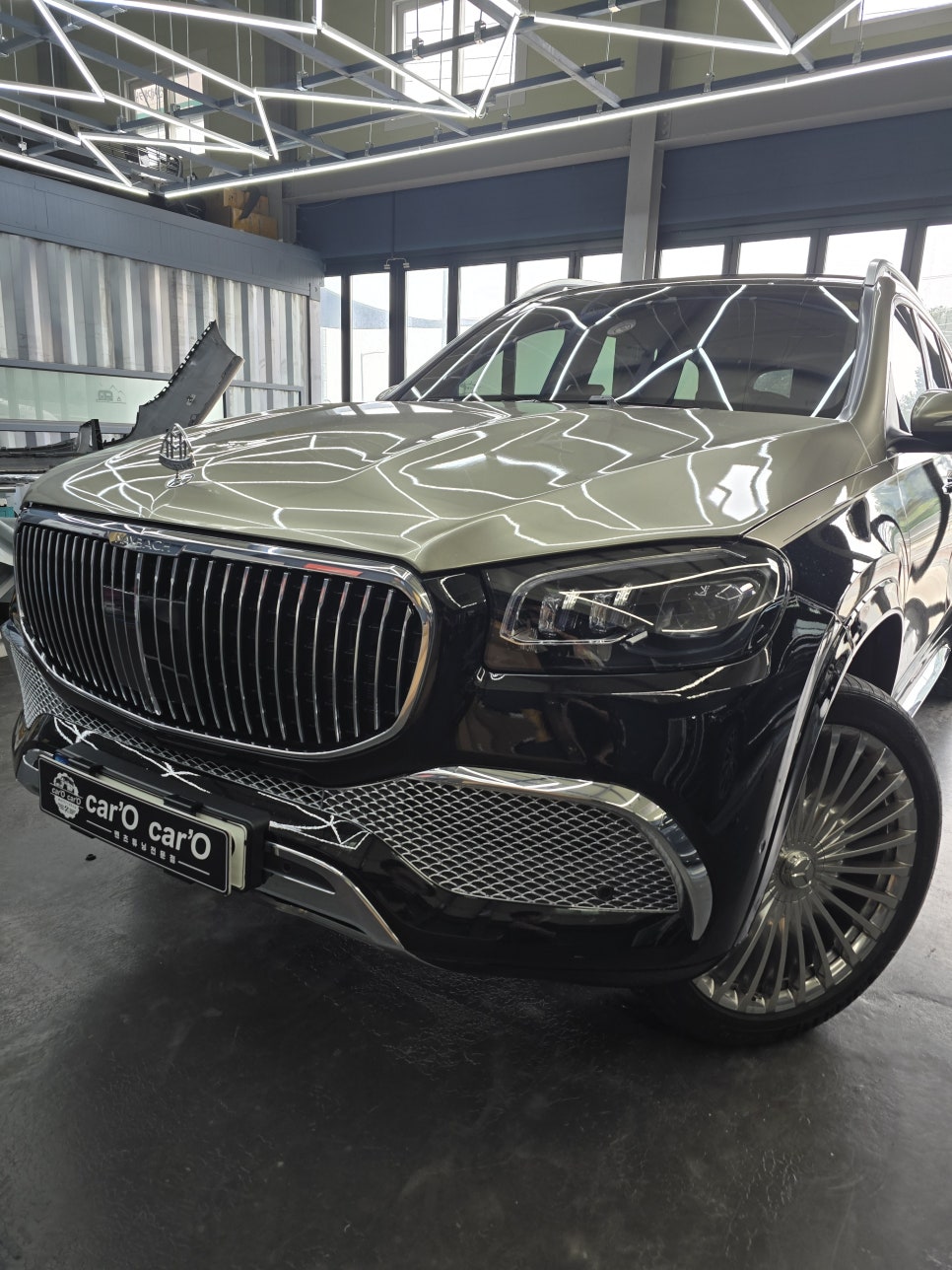 벤츠 gls600 마이바흐 - 후기형 컨버전 " 페리 전에서 페리 후로 업그레이드!! '
