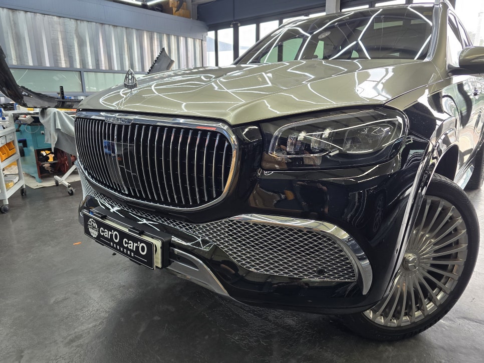벤츠 gls600 마이바흐 - 후기형 컨버전 " 페리 전에서 페리 후로 업그레이드!! '