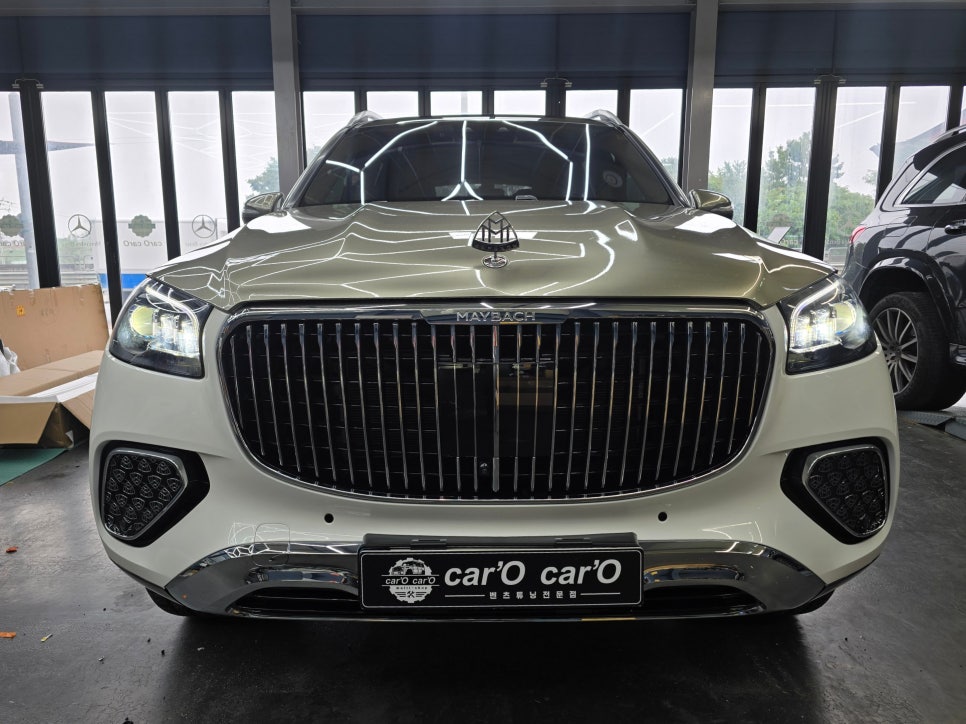 벤츠 gls600 마이바흐 - 후기형 컨버전 " 페리 전에서 페리 후로 업그레이드!! '
