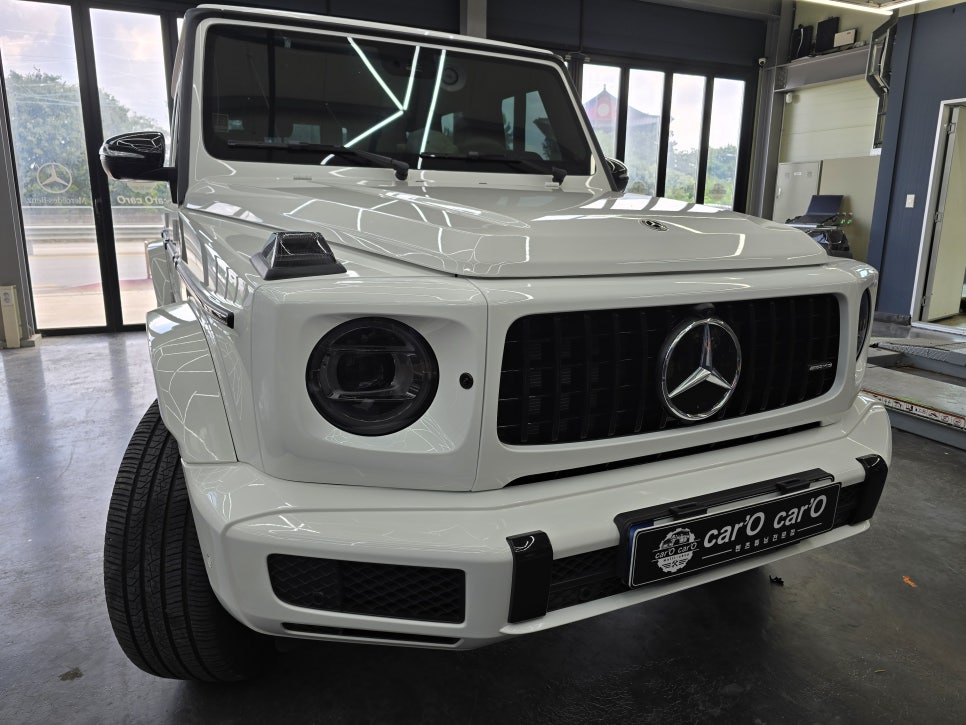 광주 지바겐 튜닝업체 ] 벤츠 g400d - 63amg 블랙 세로 그릴   " 남성미 폭발 !! "