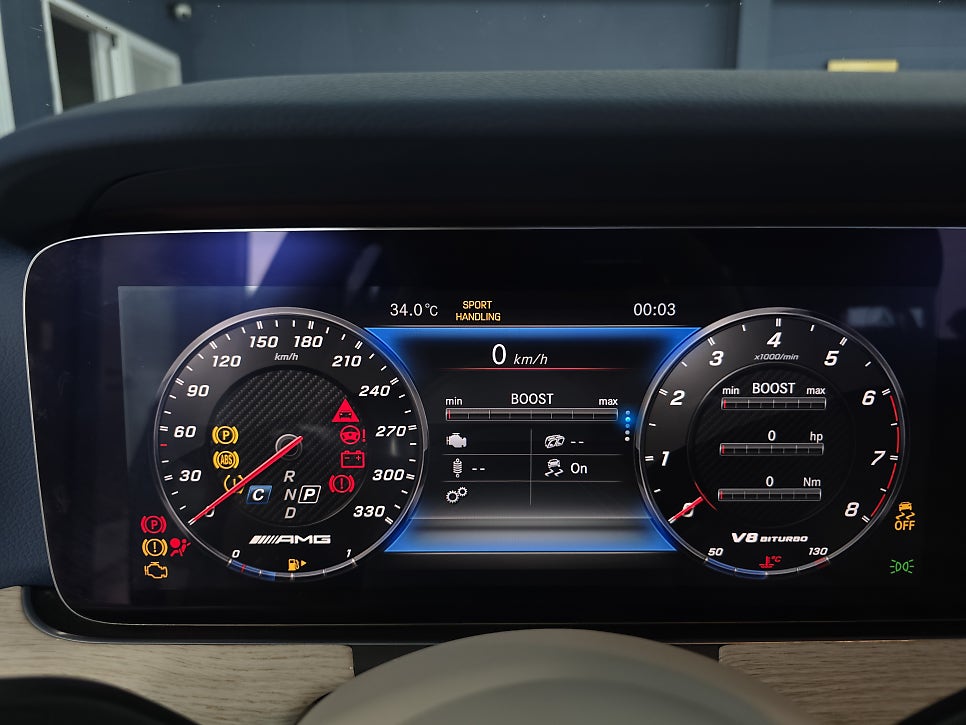 벤츠 w213 - amg 도어실(도어스커프) , amg 계기판 코딩  " AMG 감성 마력 상승 "