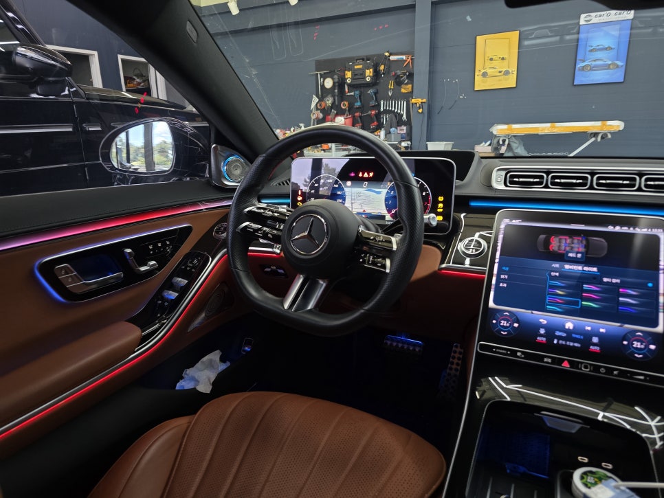 벤츠 S클래스 실내 튜닝 ] 벤츠 S500 - 액티브엠비언트 & 4D부메스터   " 최고의 감성 퍼포먼스 "