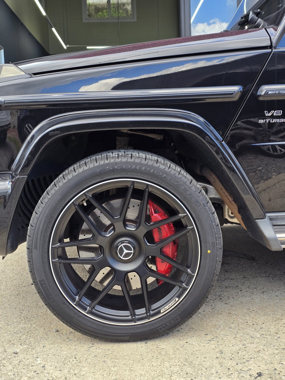 벤츠 G63 - 22인치 G63amg 퍼포먼스 에디션 휠 / 피렐리 타이어교체