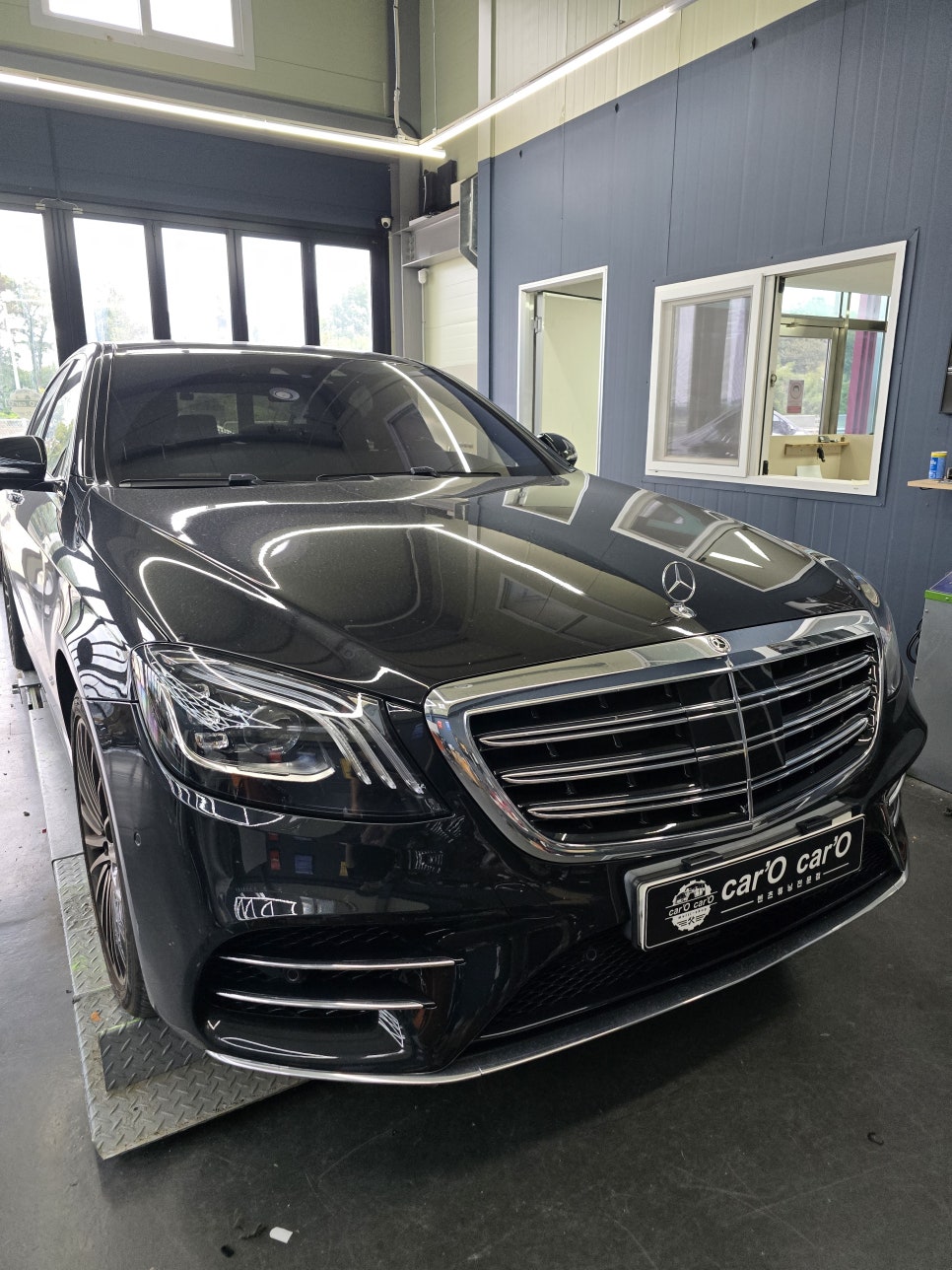 광주 카오카오 벤츠레트로핏 전문시공업체 ] 벤츠 s350d - s65 바디킷 교체! 럭셔리 업그레이드 !!