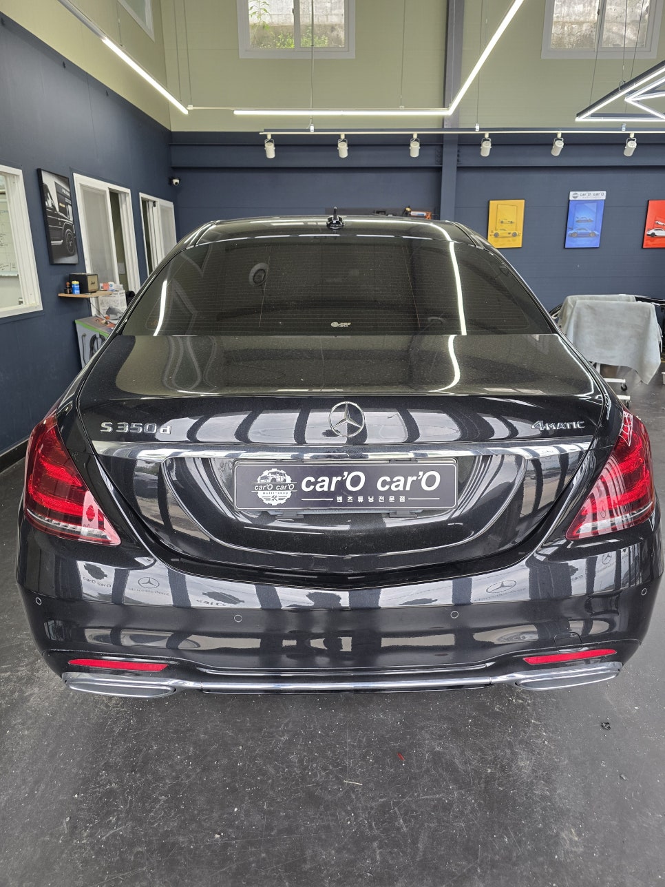 광주 카오카오 벤츠레트로핏 전문시공업체 ] 벤츠 s350d - s65 바디킷 교체! 럭셔리 업그레이드 !!
