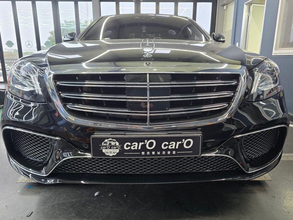 광주 카오카오 벤츠레트로핏 전문시공업체 ] 벤츠 s350d - s65 바디킷 교체! 럭셔리 업그레이드 !!