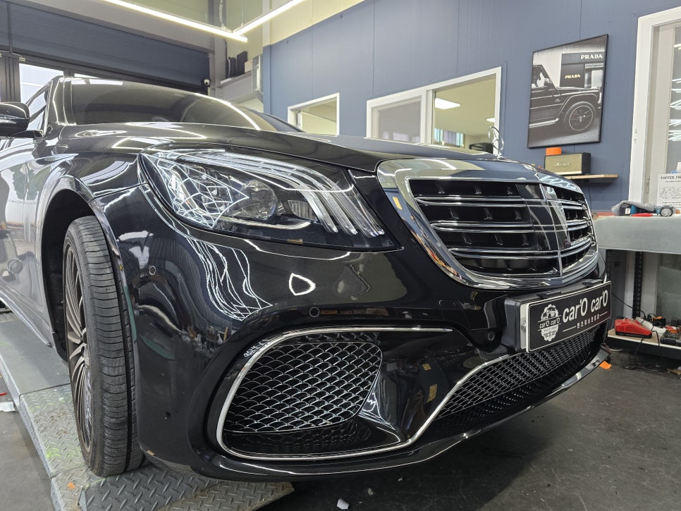 광주 카오카오 벤츠레트로핏 전문시공업체 ] 벤츠 s350d - s65 바디킷 교체! 럭셔리 업그레이드 !!