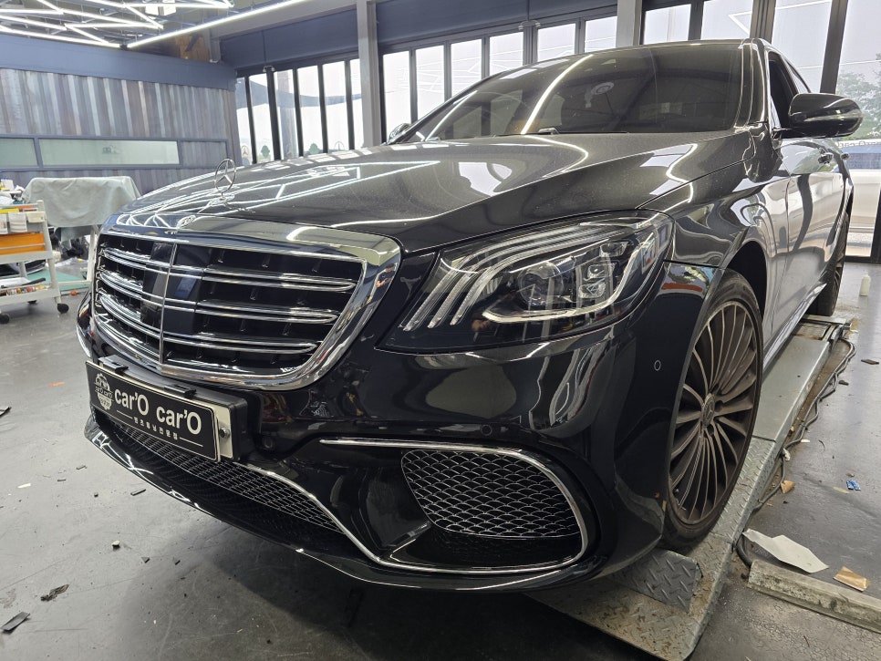광주 카오카오 벤츠레트로핏 전문시공업체 ] 벤츠 s350d - s65 바디킷 교체! 럭셔리 업그레이드 !!