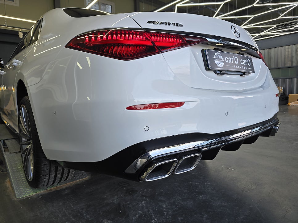 벤츠 튜닝 전문샵 ] 벤츠 w223 - s63amg 바디킷 교체!! " 정품 쓸껀 확실히 사용하여 정확한 시공! "