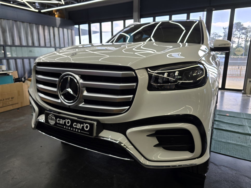 벤츠 GLS 인기 튜닝 ] 벤츠 gls450 - 전동사이드 발판, 세로그릴