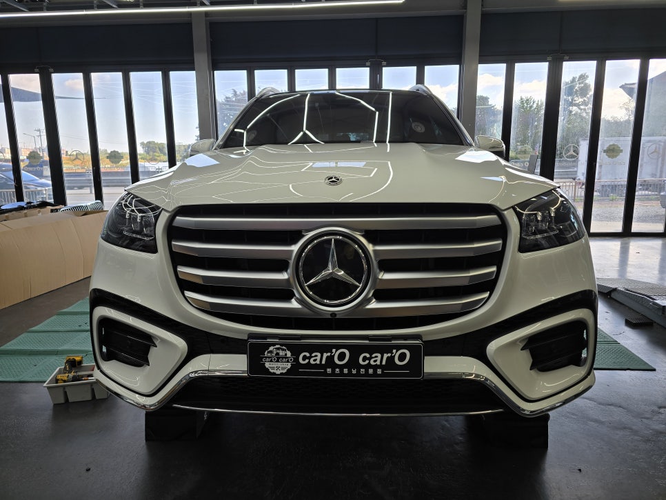 벤츠 GLS 인기 튜닝 ] 벤츠 gls450 - 전동사이드 발판, 세로그릴